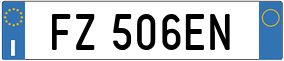 Truck License Plate